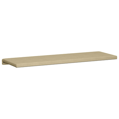 Bench Cushion Corduroy Grey Green Depth 35 cm