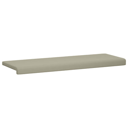Bench Cushion Textured Velvet Sand Depth 35 cm