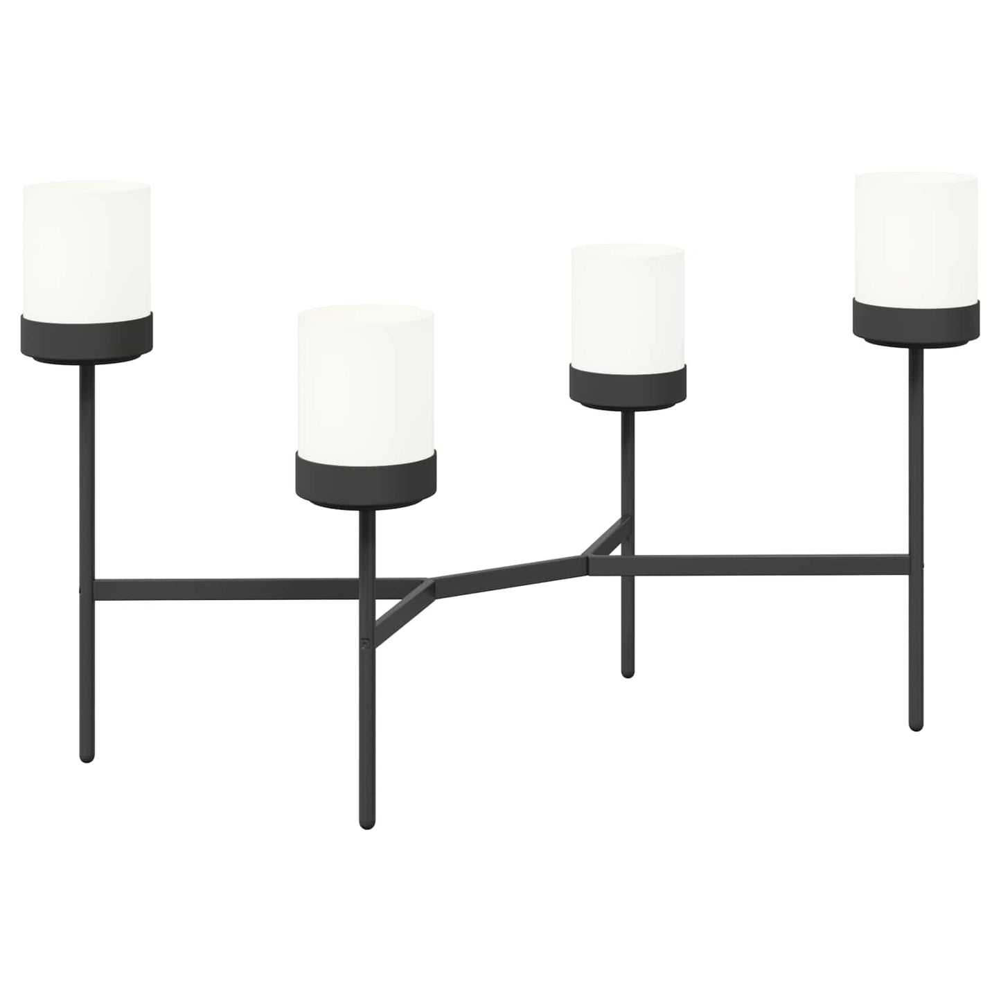 Flower Stand White 125 x 55 x 81 cm PP and Steel