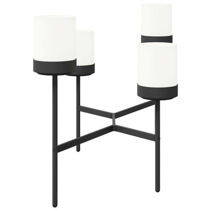 Flower Stand White 125 x 55 x 81 cm PP and Steel