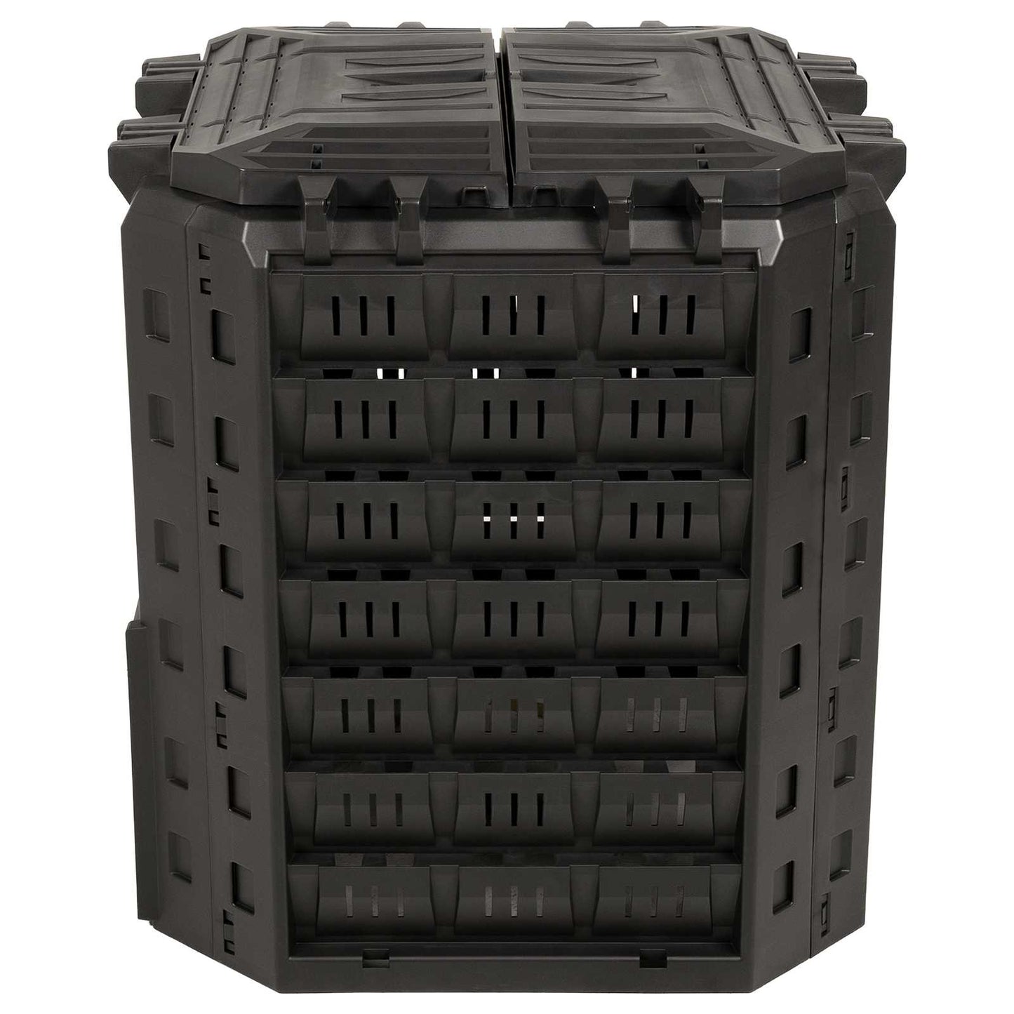 Garden Composter Black 71 x 71 x 81.5 cm 100% PP