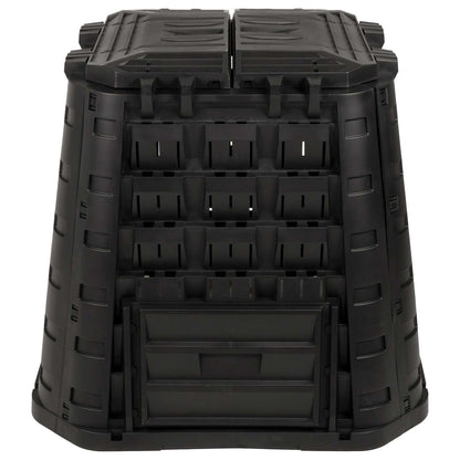 Garden Composter Black 91 x 91 x 83 cm 100% PP