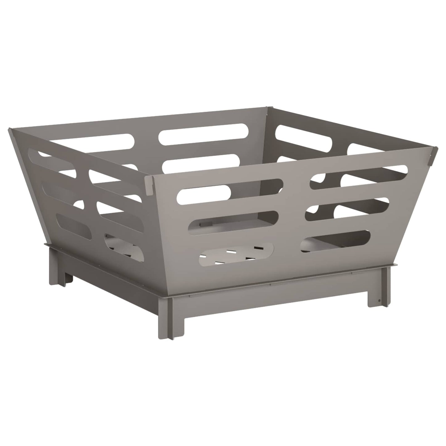 Fire Pit Rusty 40 x 40 x 20 cm Weathering Steel