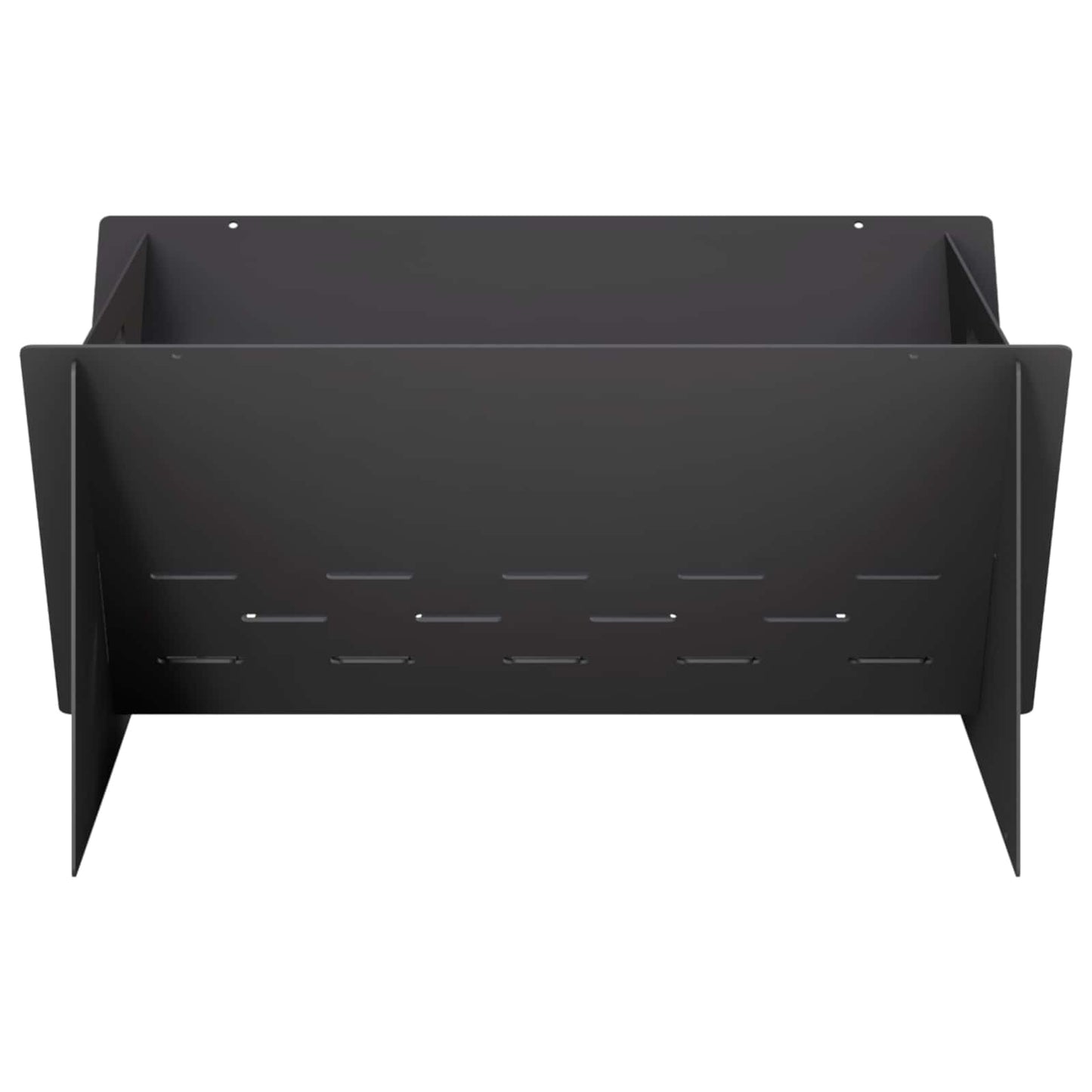 Fire Pit Black 40 x 40 x 20 cm Steel