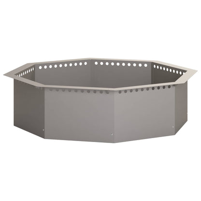 Fire Pit Ring Rusty 80 x 80 x 25 cm Weathering Steel