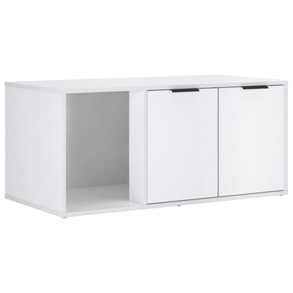 Cat Crate Furniture White 100 x 49 x 45 cm Engineered Wood
