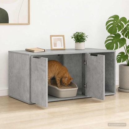 Cat Crate Furniture Concrete Grey 100 x 49 x 45 cm