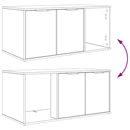 Cat Crate Furniture Concrete Grey 100 x 49 x 45 cm