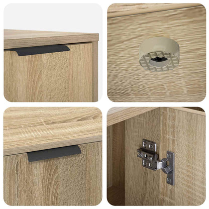 Cat Crate Furniture Sonoma Oak 100 x 49 x 45 cm Engineered Wood