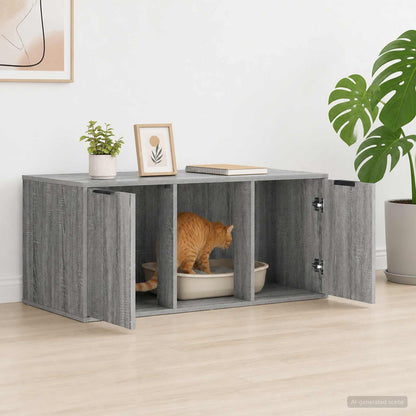 Cat Crate Furniture Grey Sonoma 100 x 49 x 45 cm