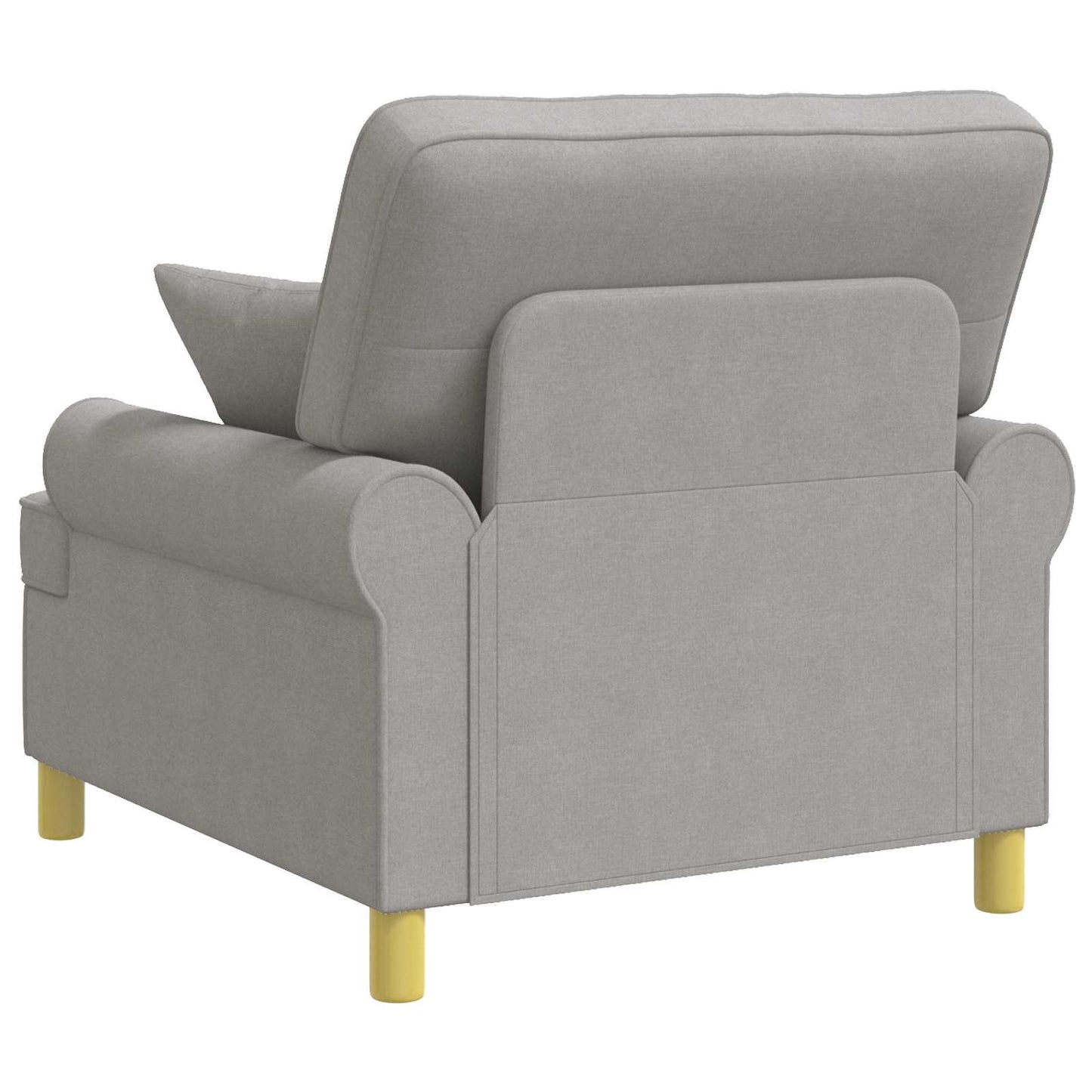 XL Armchair with Cushions Cloud Grey Fabric