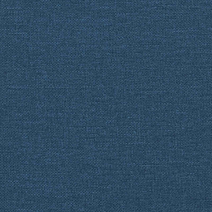 Armchair with Cushions Blue Fabric