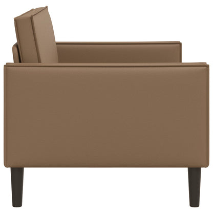 XXL Armchair Cappuccino Faux Leather
