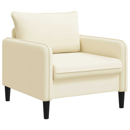 XL Armchair Cream Velvet
