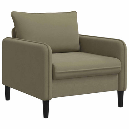 XL Armchair Khaki Velvet