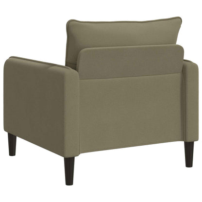 XL Armchair Khaki Velvet