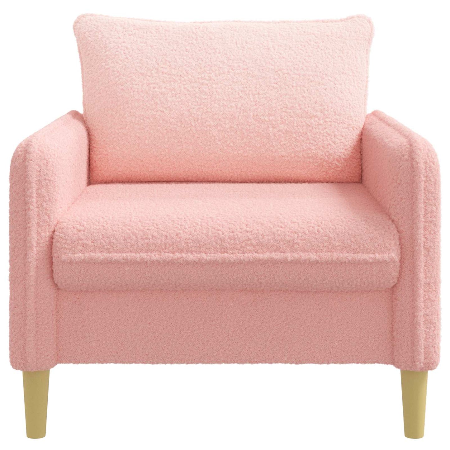 XL Armchair Pink Bouclé