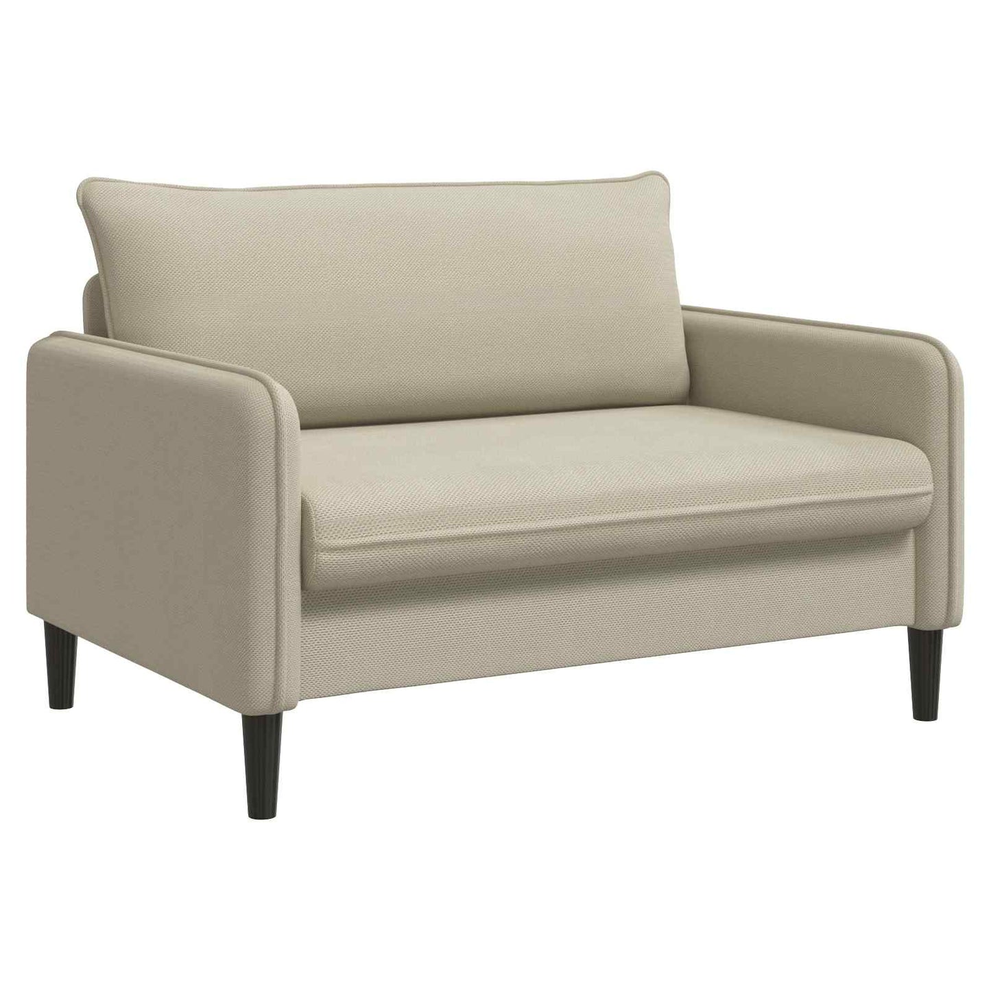 XXL Armchair Beige Velvet