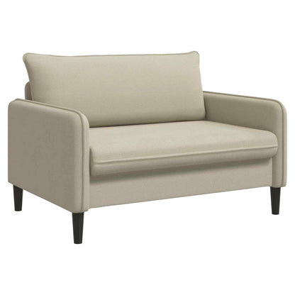 XXL Armchair Beige Velvet
