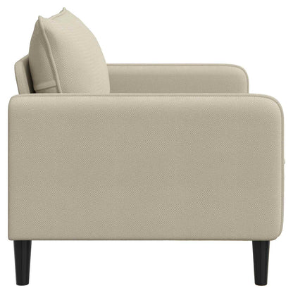 XXL Armchair Beige Velvet