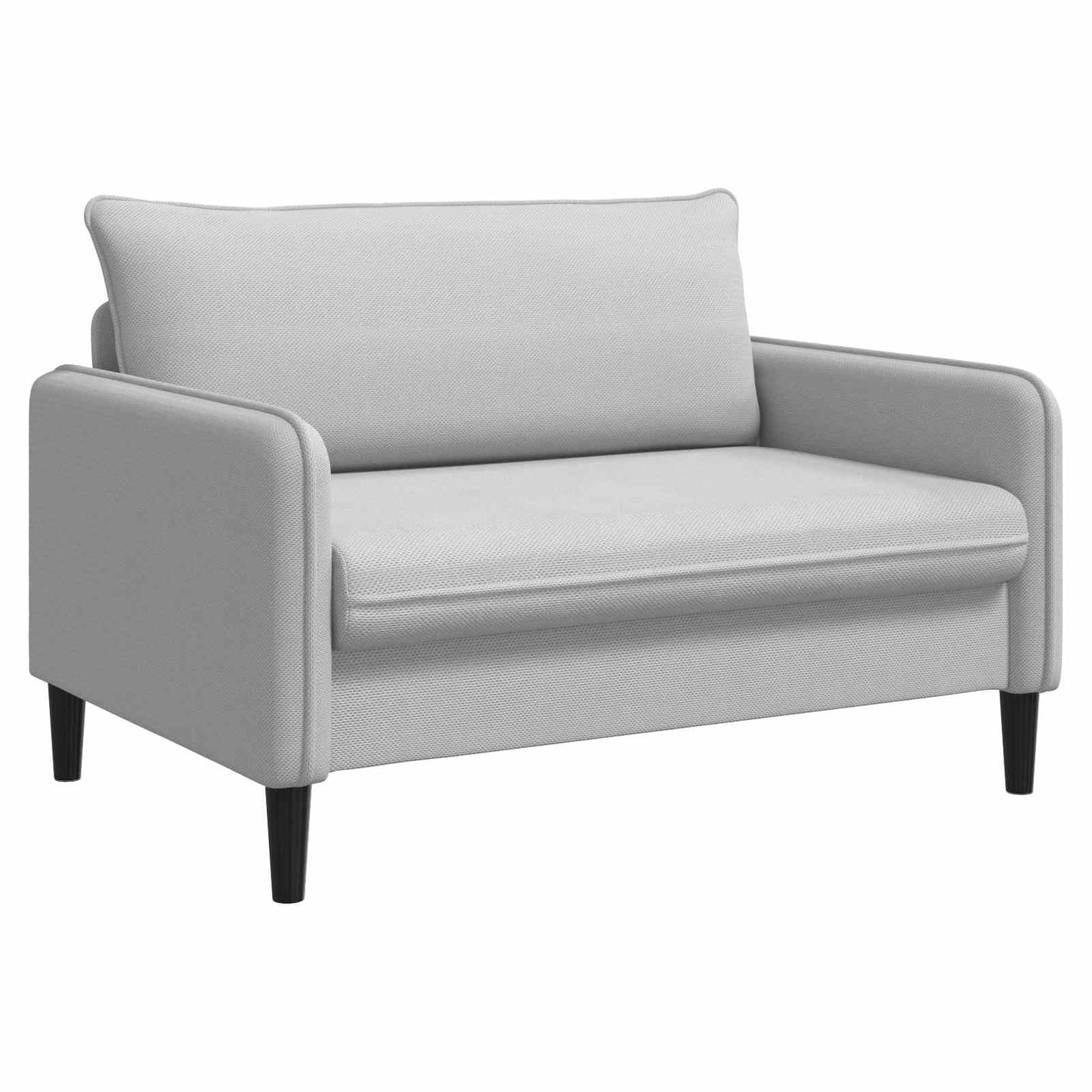 XXL Armchair Light Grey Velvet