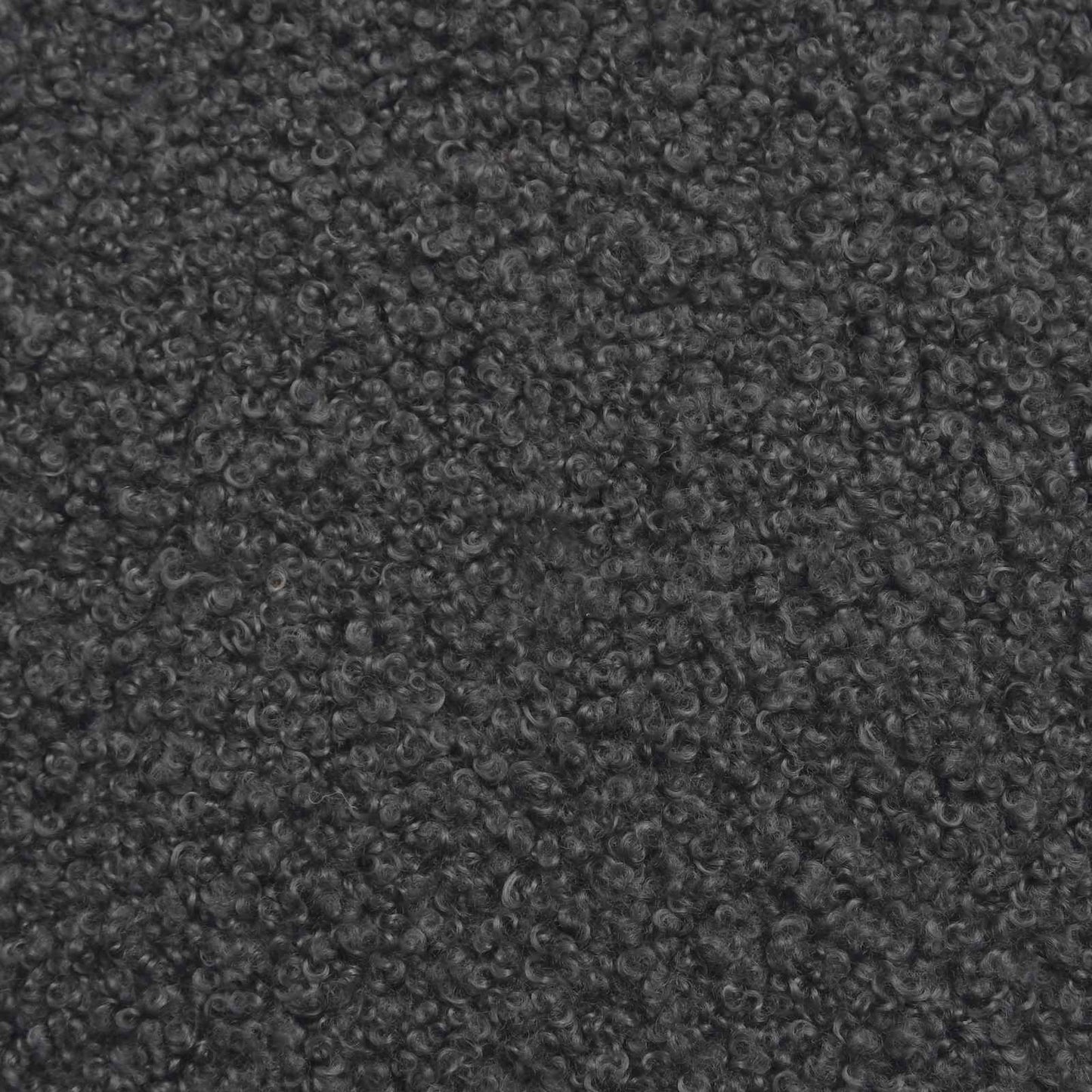 XXL Armchair Dark Grey Bouclé