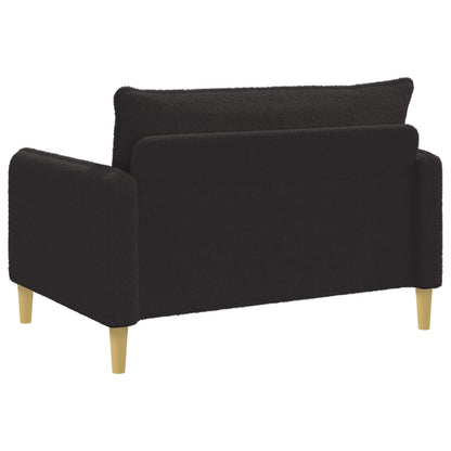XXL Armchair Black Bouclé
