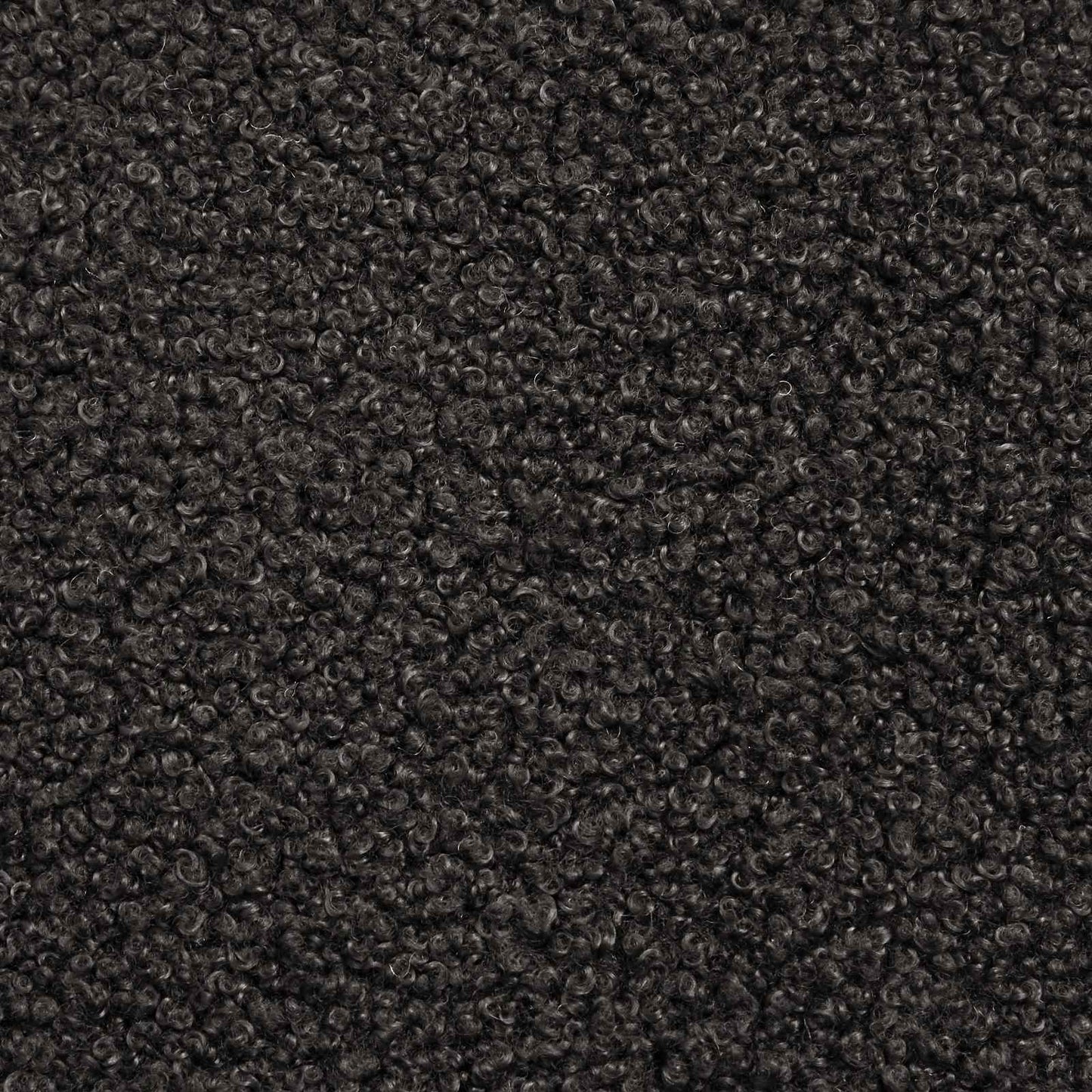 XXL Armchair Black Bouclé
