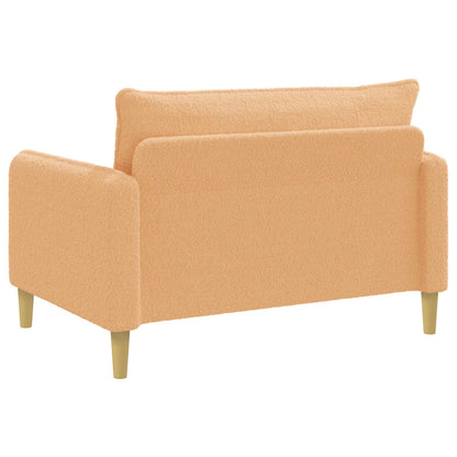 XXL Armchair Beige Bouclé