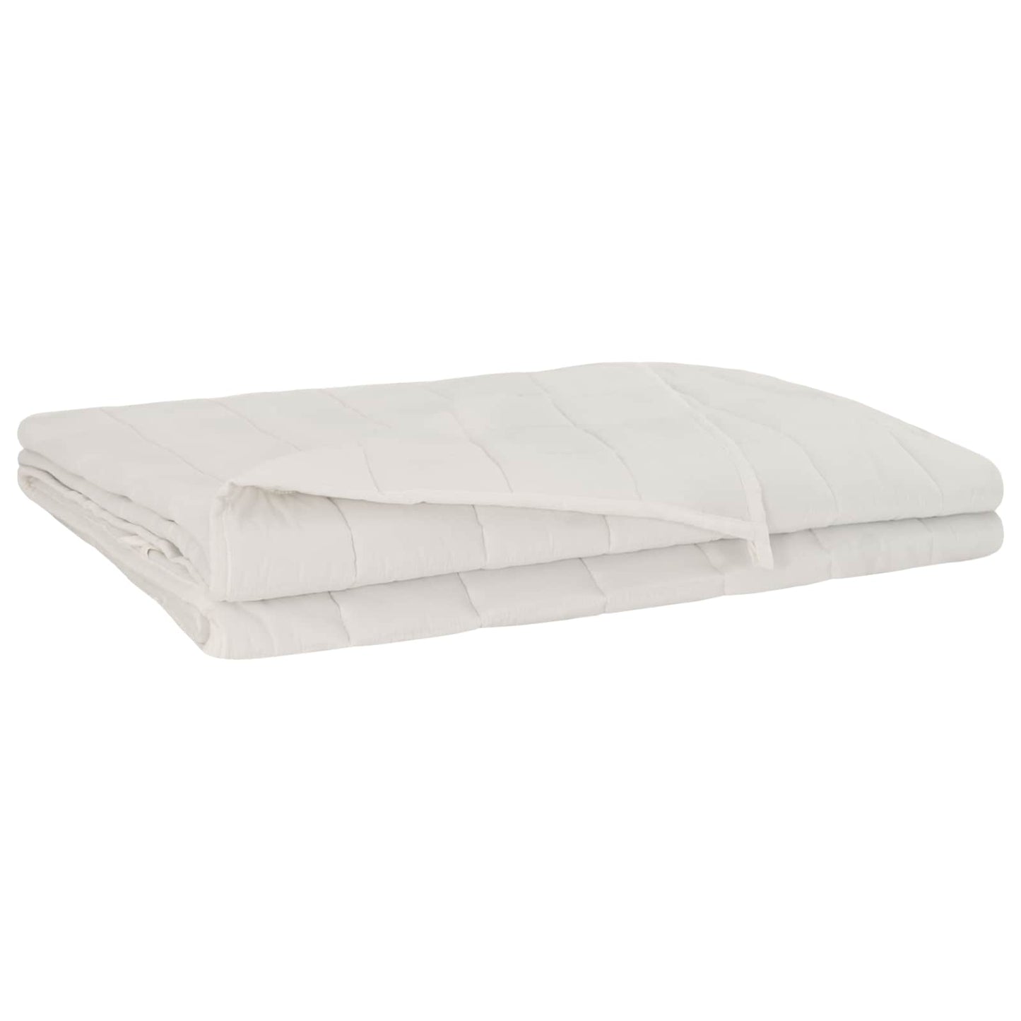Weighted Blanket White 155 x 220 cm 7 kg 100% Cotton 205T