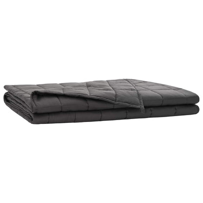 Weighted Blanket Anthracite 150 x 200 cm 7 kg 100% Cotton 205T