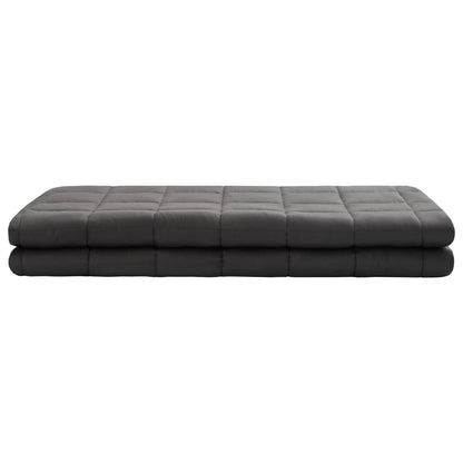 Weighted Blanket Anthracite 155 x 220 cm 7 kg 100% Cotton 205T