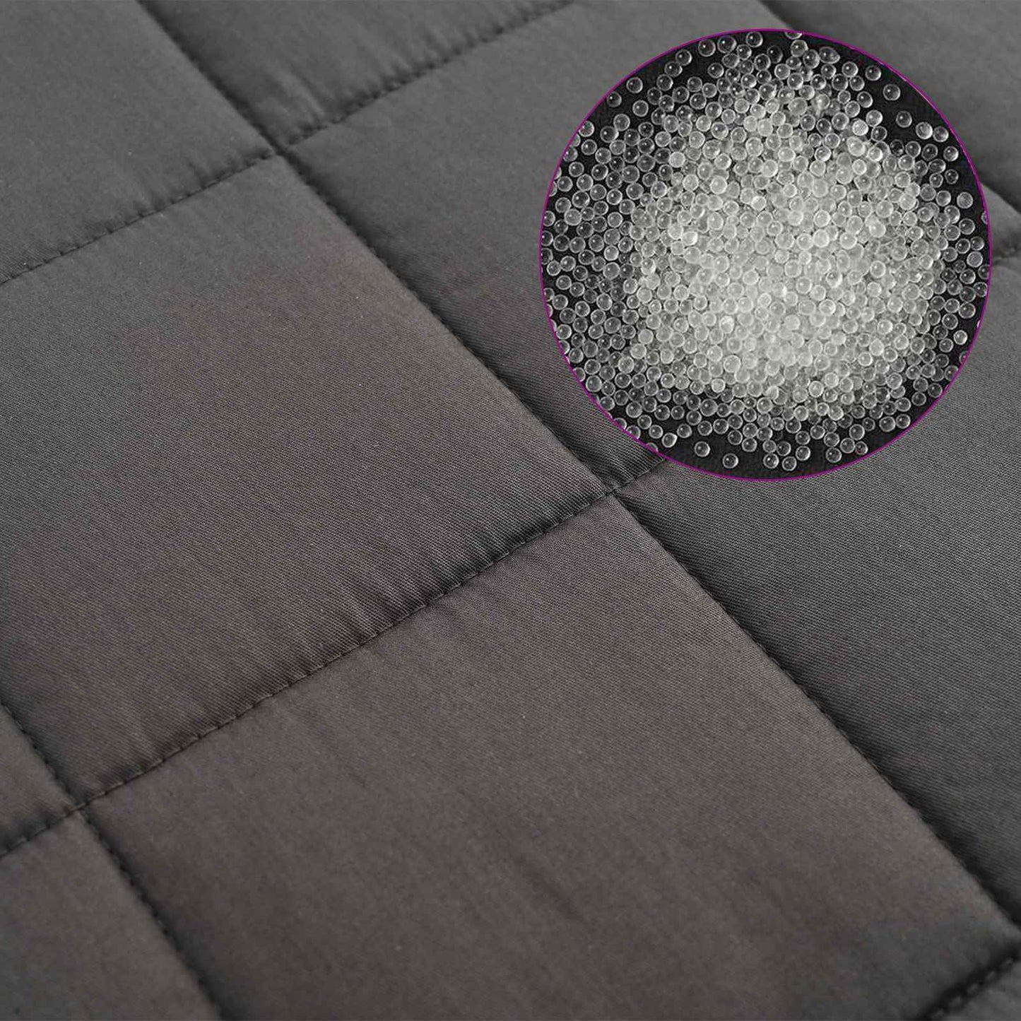 Weighted Blanket Anthracite 155 x 220 cm 11 kg 100% Cotton 205T