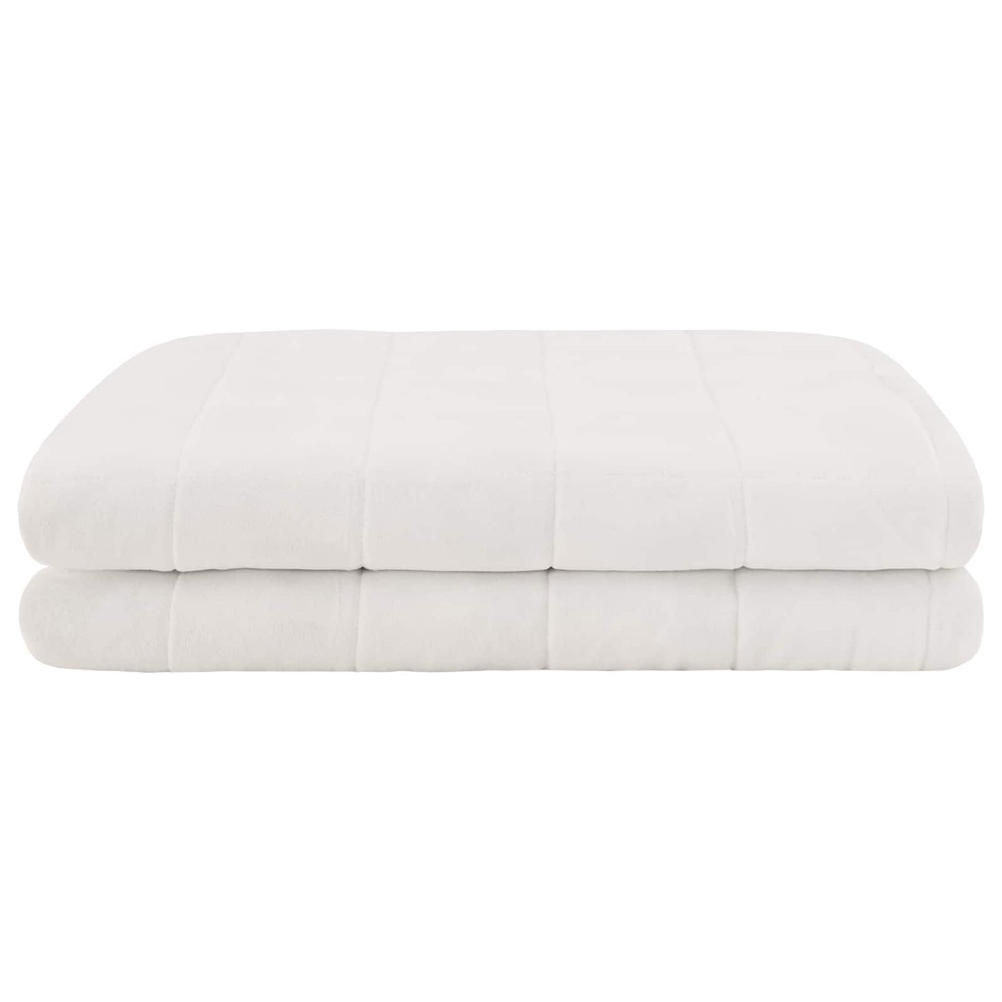 Weighted Blanket White 155 x 220 cm 11 kg 100% Cotton 205T