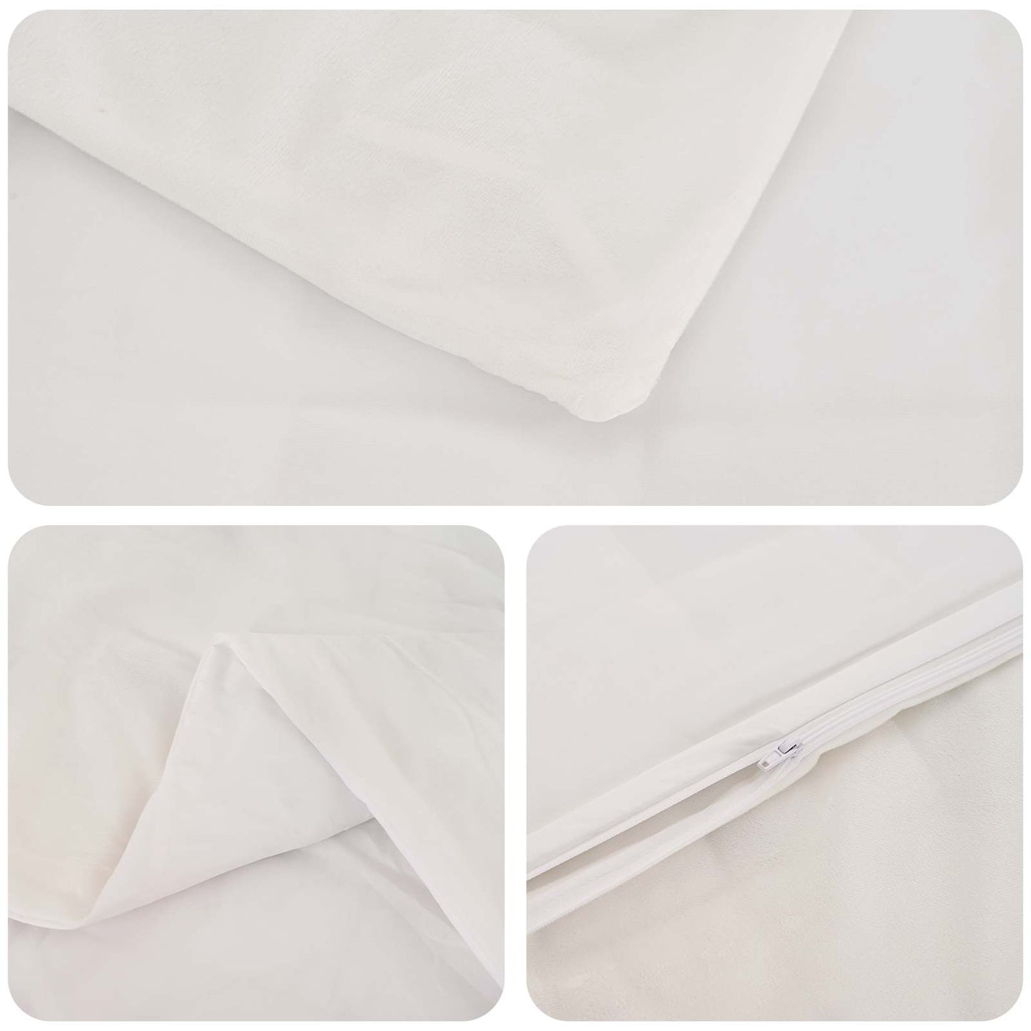 Weighted Blanket White 150 x 200 cm 11 kg 100% Cotton 205T
