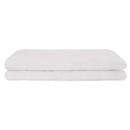 Weighted Blanket White 150 x 200 cm 11 kg 100% Cotton 205T