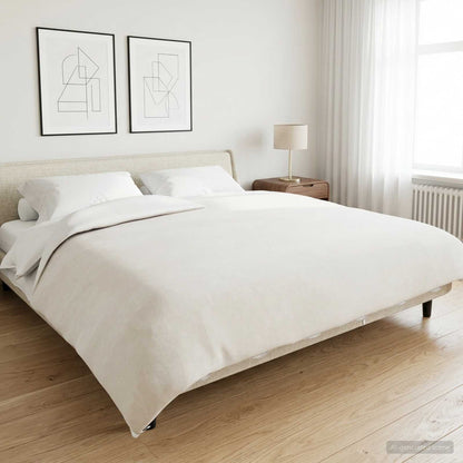 Weighted Blanket White 200 x 225 cm 9 kg 100% Cotton 205T