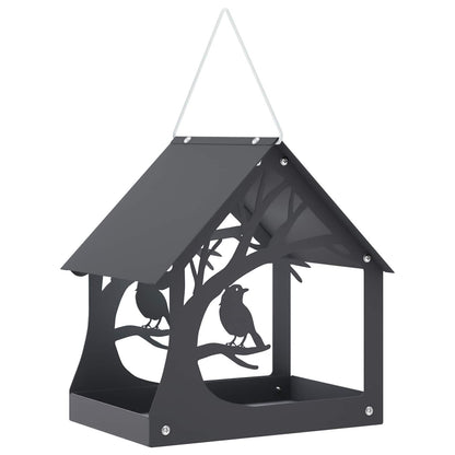 Hanging Bird Feeder Steel Anthracite
