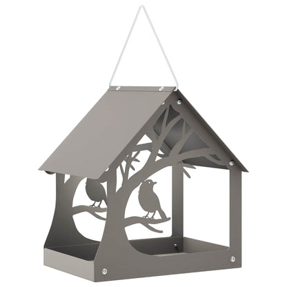 Hanging Bird Feeder Weathering Steel Rusty