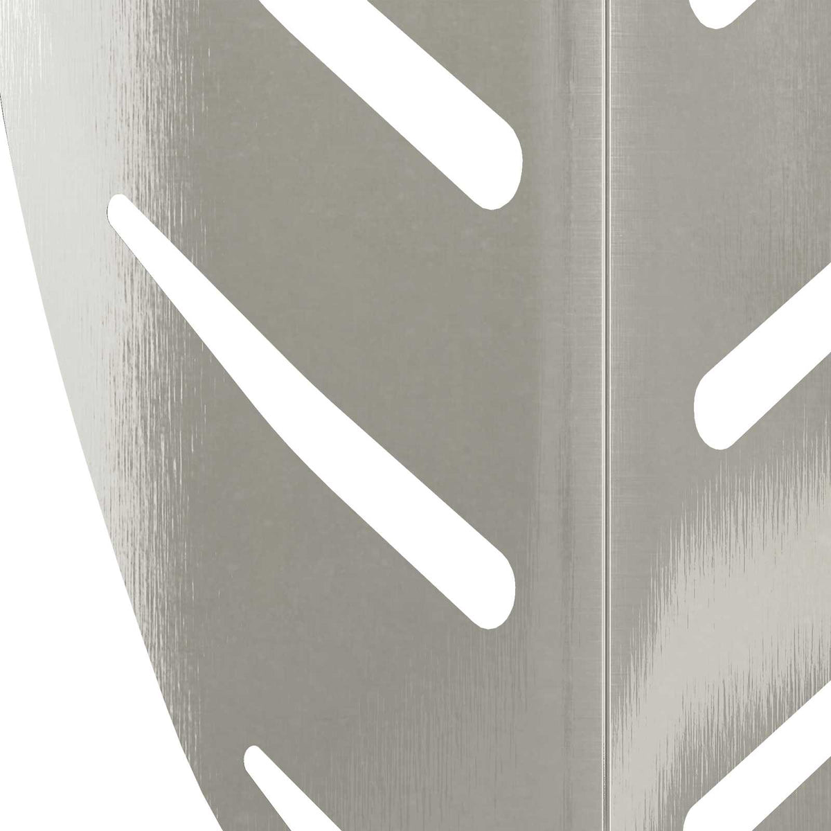 Garden Stake 3 pcs 116.5 x 35 x 3 cm Stainless Steel Silver