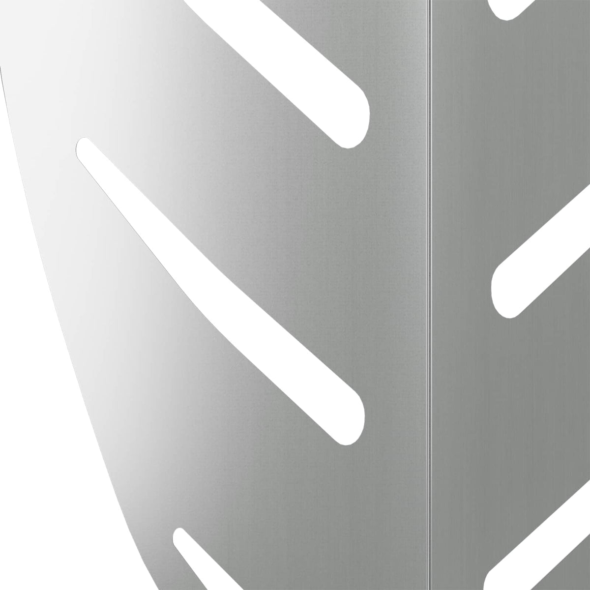 Garden Stake 3 pcs 116.5 x 35 x 3 cm Galvanised Steel Silver