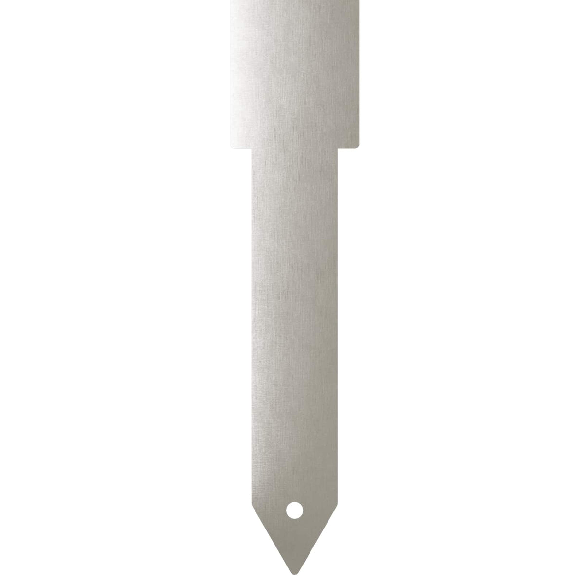 Garden Stake 3 pcs 41 x 10 x 0.08 cm Silver Stainless Steel