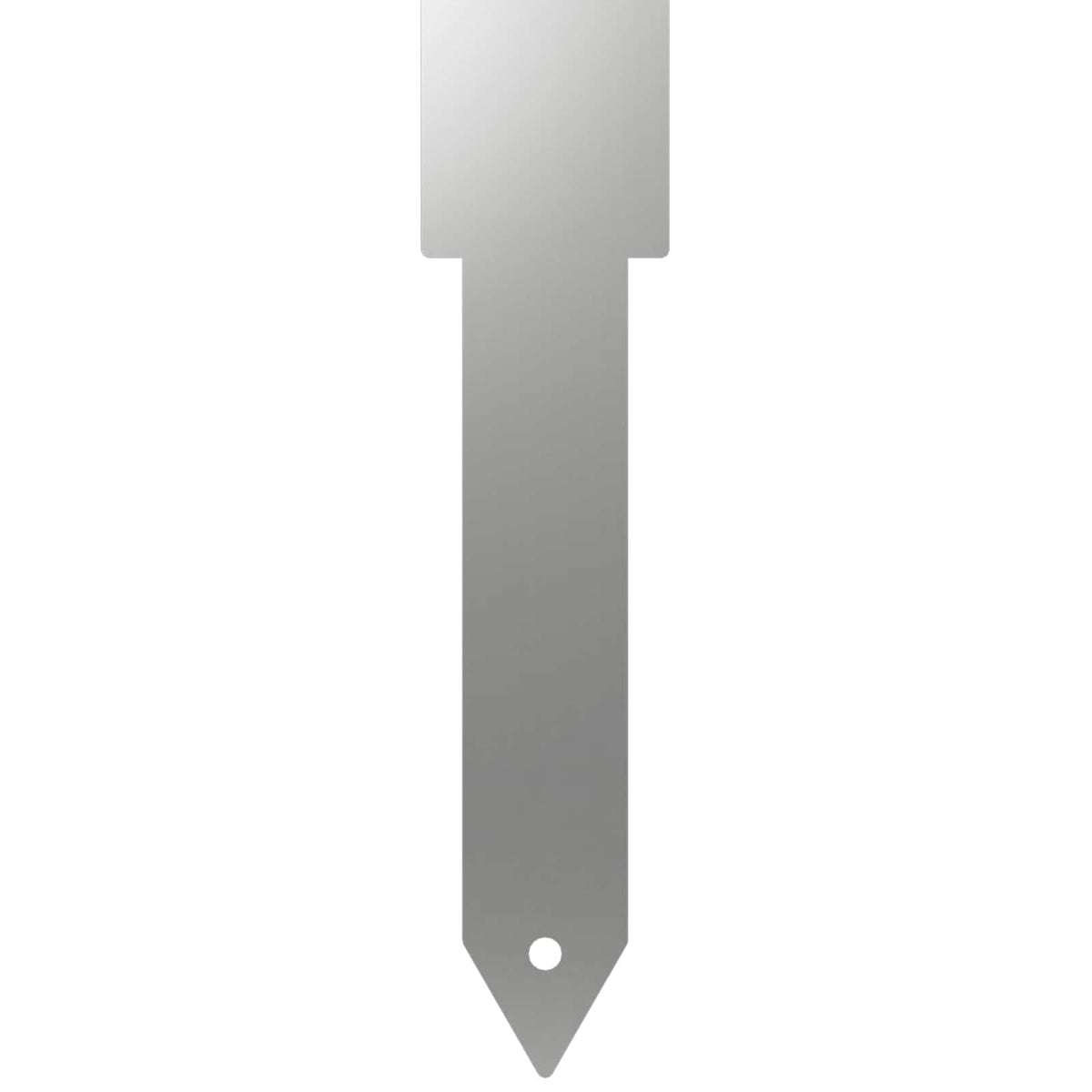 Garden Stake 3 pcs 41 x 10 x 0.08 cm Silver Galvanised Steel