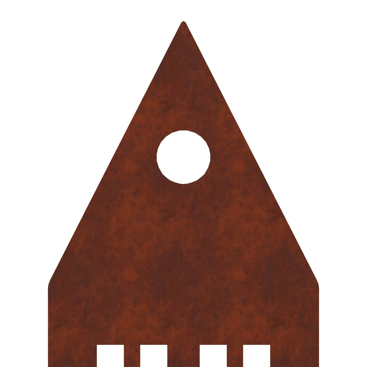 Garden Stake 3 pcs 41 x 10 x 0.08 cm Rusty Weathering Steel