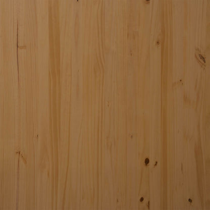 Desk Cabinet Set 2 pcs Honey Brown Solid Pine Wood