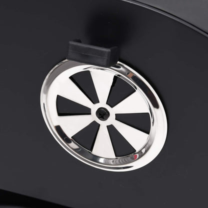 Outdoor Grill 3 pcs 80 x 73 x 90 cm Black Metal