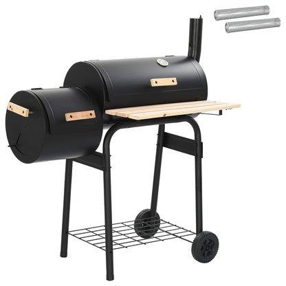Outdoor Grill 103 x 60 x 113 cm Steel Black