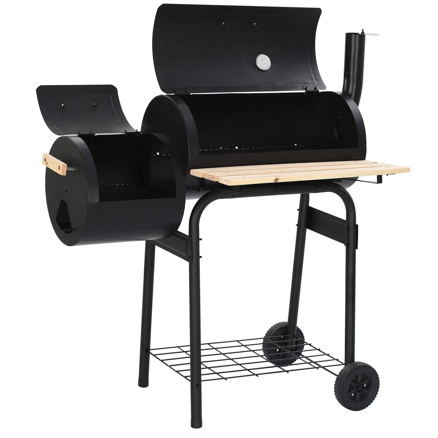 Outdoor Grill 103 x 60 x 113 cm Steel Black