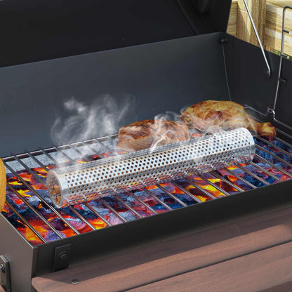 Outdoor Grill 103 x 60 x 113 cm Steel Black