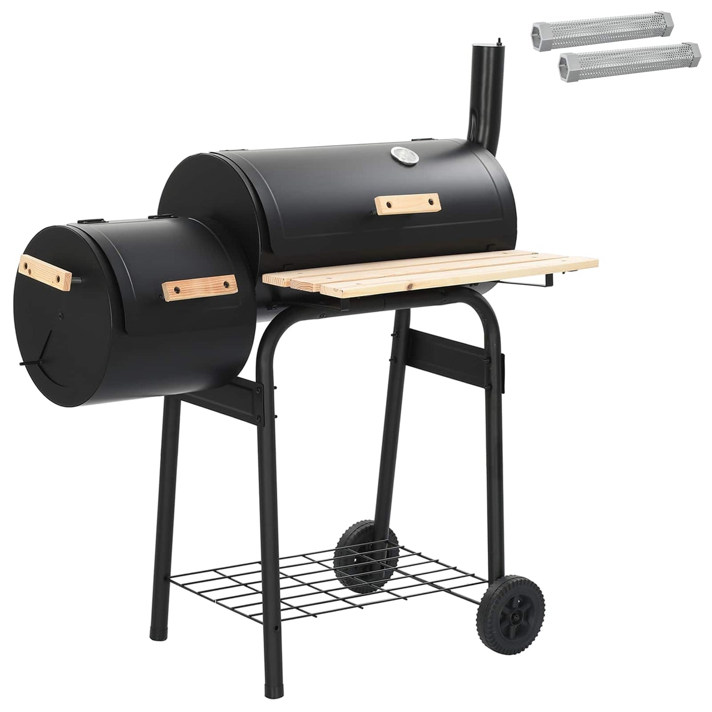 Outdoor Grill 103 x 60 x 113 cm Steel Black